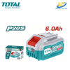Pin Lithium- ion Total 20V 6.0Ah TFBLI2060