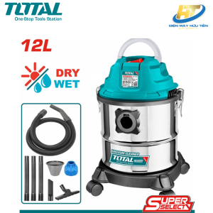 Máy hút bụi 12L-1000W Total TVC12202