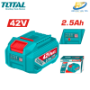 Pin Lithium 42V/  2.5Ah TOTAL TFBLI42251