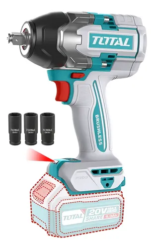 Thân máy siết bu lông pin 20V - TOTAL TIWLI20501(Chưa pin và sạc) - Ảnh 2