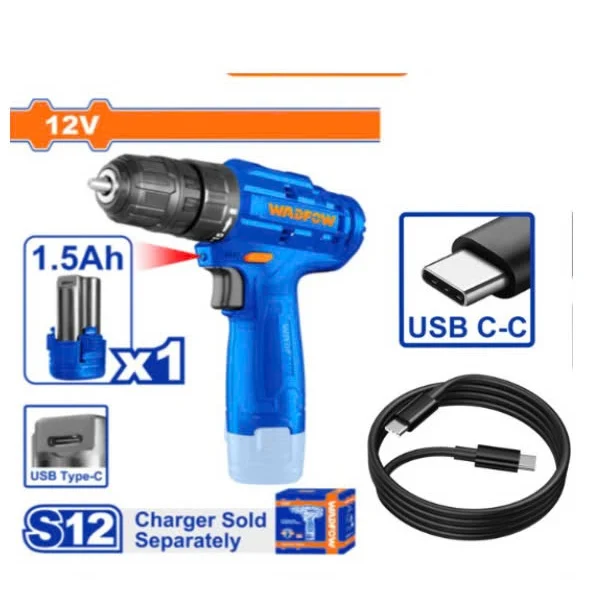 Máy khoan dùng pin 12V Wadfow WCDS510 (Chưa gồm đầu sạc) - Ảnh 3
