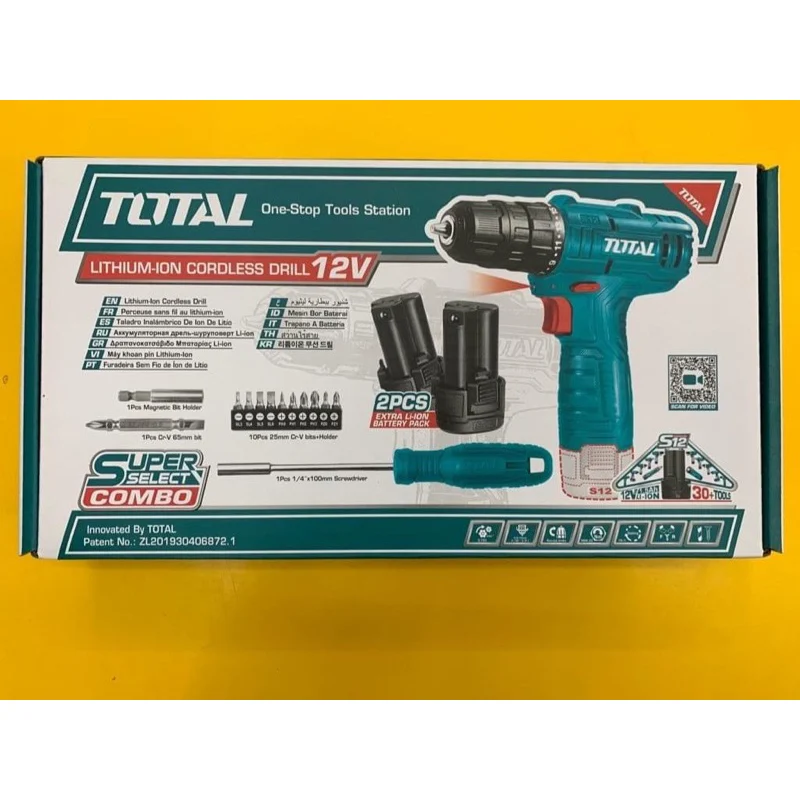 Máy khoan dùng pin 12V - TOTAL TOSLI22111 - Ảnh 2