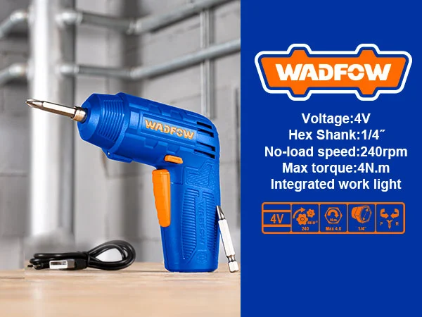 Máy siết vít dùng pin 4V- 4Nm Wadfow WCV4415 (Chưa gồm sạc) - Ảnh 2
