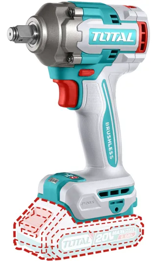 Máy siết bu lông dùng pin 20V - TOTAL TIWLI2040 - Ảnh 2