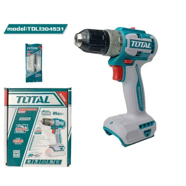 Thân máy khoan pin 20V - TOTAL TDLI204531 (Chưa Pin và Sạc) - Ảnh 2