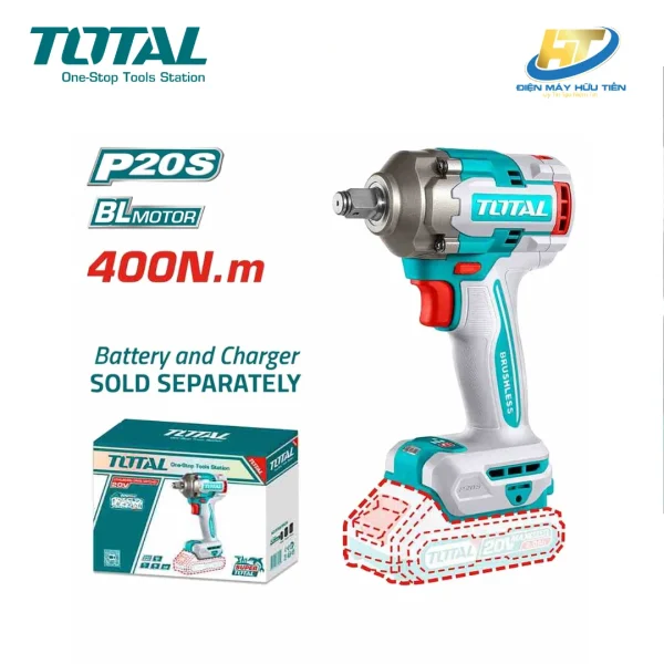 Thân máy siết bu lông không chổi than 20V - TOTAL TIWLI20401
