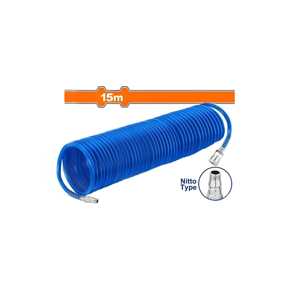 Dây hơi xoắn 15m có đầu nối Wadfow WQG1915-3 - Ảnh 2
