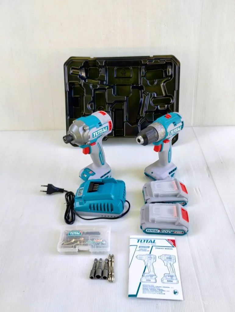 Combo máy khoan & máy siết vít dùng pin 20V TOTAL TCKLI20272 - Ảnh 3