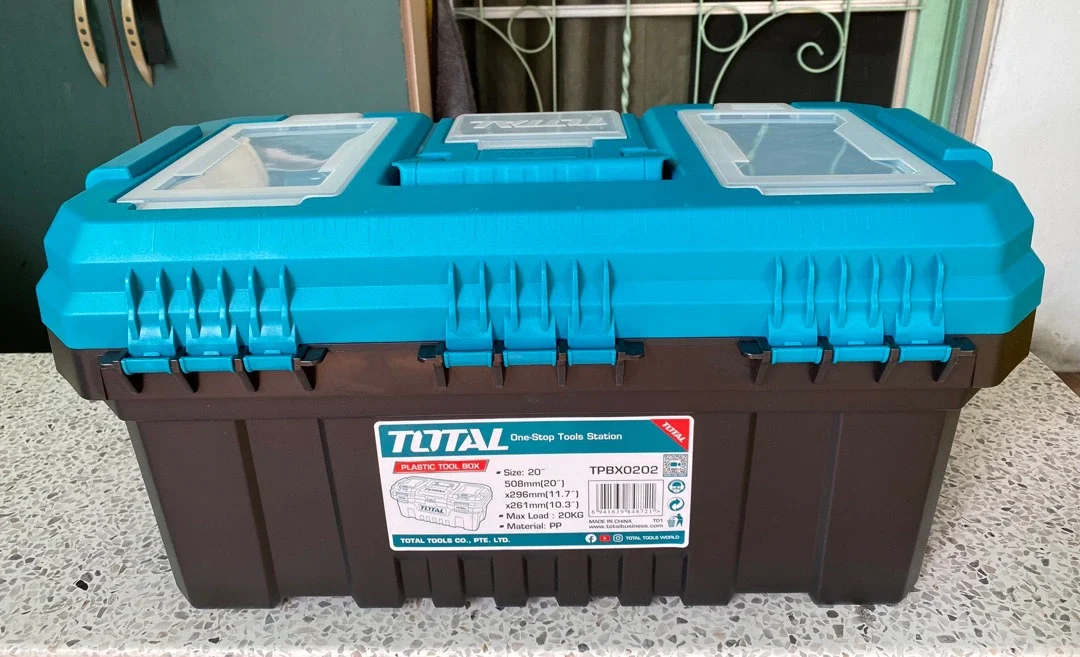 Hộp nhựa đựng công cụ 20 inch khóa kim loại TOTAL TPBX0202 - Ảnh 2
