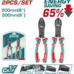 Bộ kềm răng & kềm cắt trợ lực 200mm TOTAL THT2CK221S