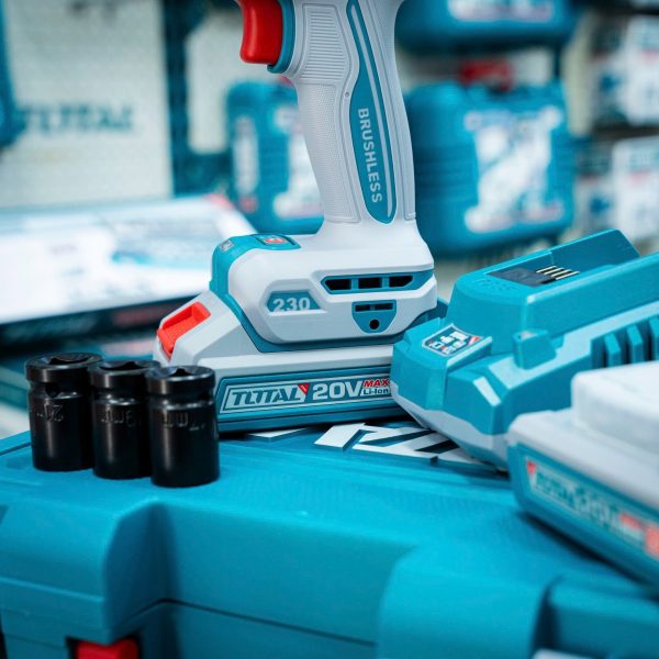 Máy vặn vít và bu lông dùng pin 20V Total TIWLI20236 (2 Pin 2.0Ah, 1 Sạc) - Ảnh 5