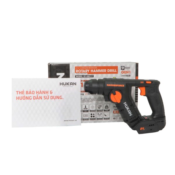 Thân máy khoan đục bê tông pin Mini HUKAN G1-KBC17 - Ảnh 2