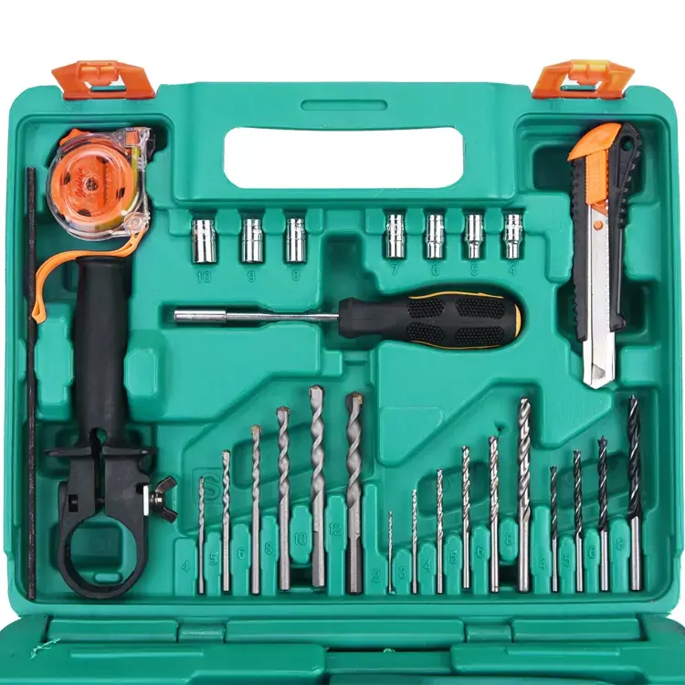 Máy Khoan DCA 13Mm Va Li - TB-AZJ04-13 50 chi tiết thanh lý - Ảnh 2