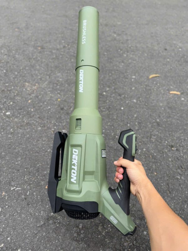 Máy thổi bụi, thổi lá động cơ không chổi than Dekton M21-TL01XBL - Ảnh 2