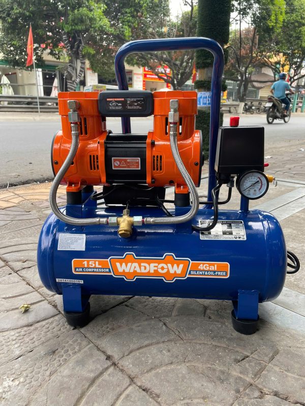 Máy Nén Khí Không Dầu 1100W 15L WAP1A15 WADFOW - Ảnh 2