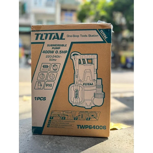 Máy bơm chìm nước sạch 400W TOTAL TWP64006 - Ảnh 4