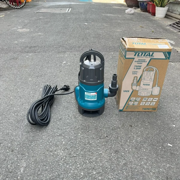 Máy bơm chìm nước thải 750W TOTAL TWP87506 - Ảnh 3