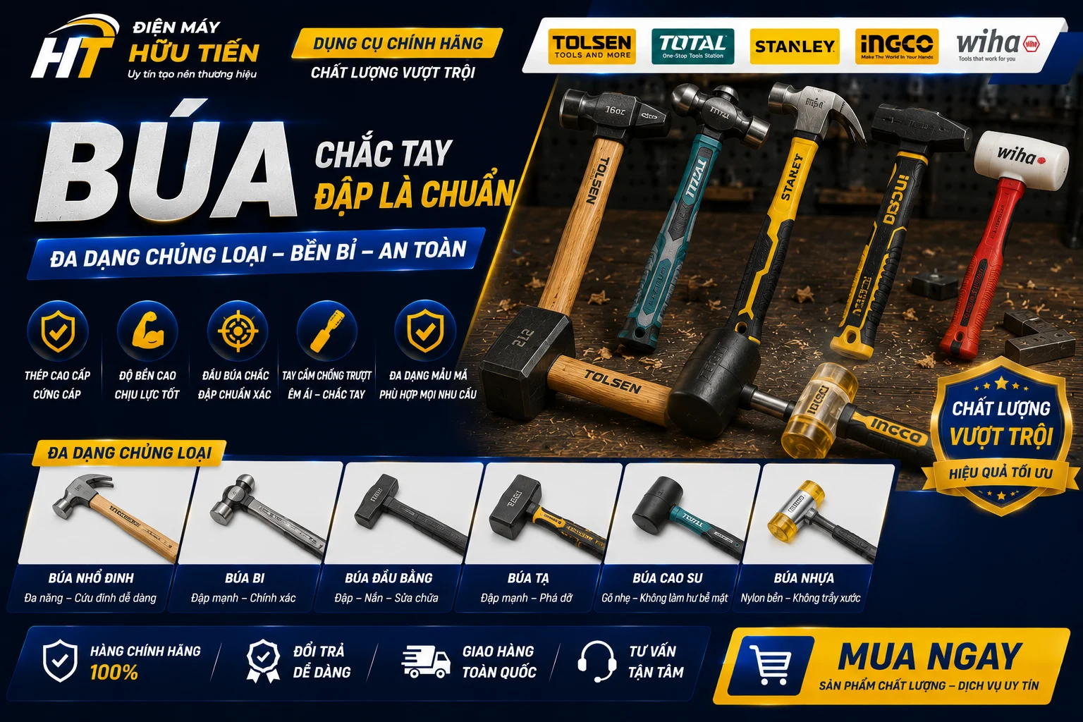 Búa - Điện máy Hữu Tiến