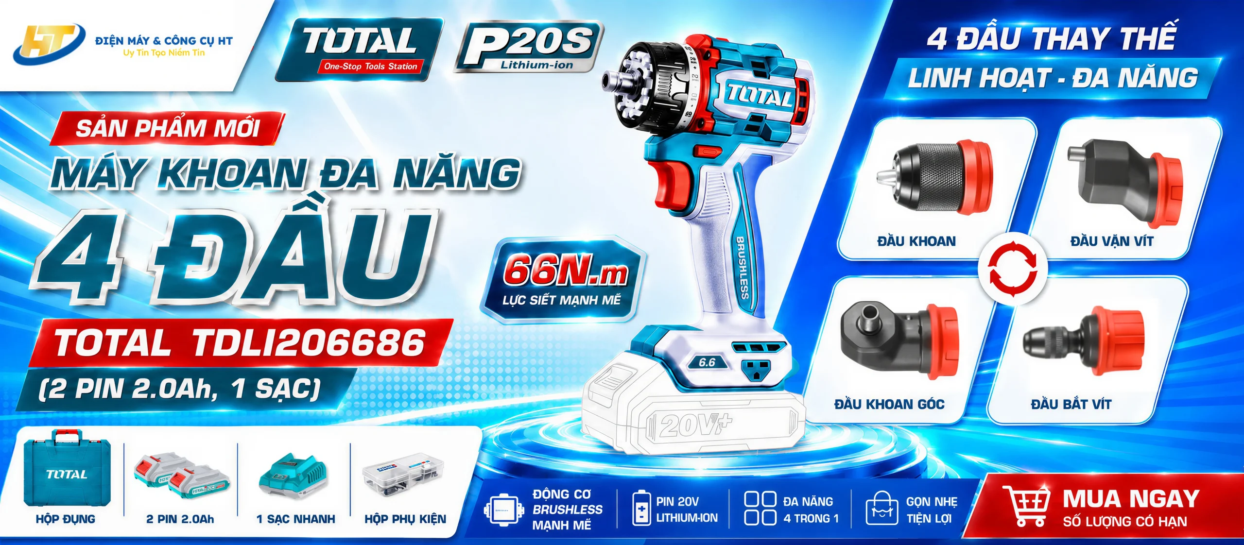 Khoan4đầuđanăngtotalTDLI206686-ĐiệnmáyHữuTiến
