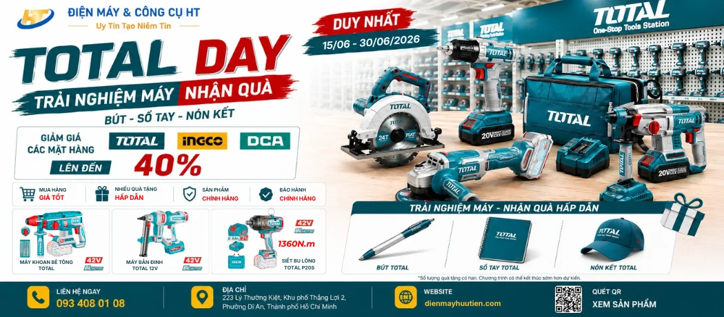 Chương trình Total Day tại Điện máy Hữu Tiến