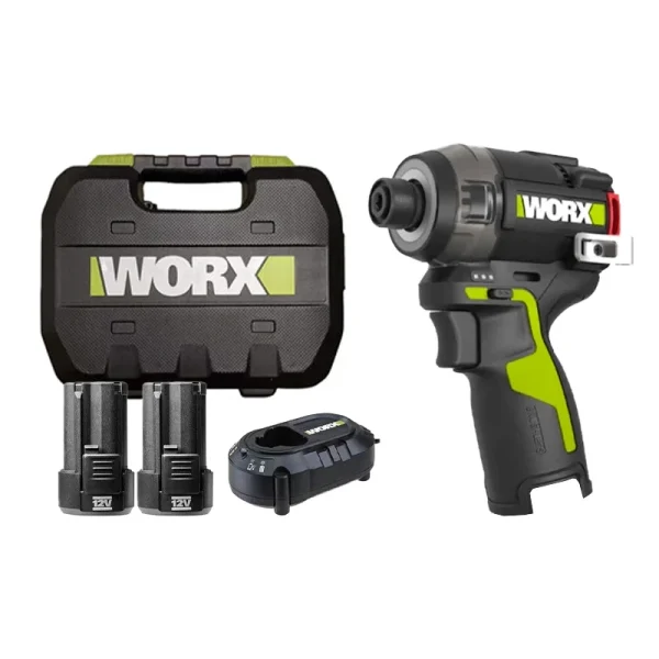 Máy siết vít búa dầu dùng pin 12V Worx WU138 (2 Pin 1 Sạc)