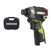 Máy vặn vít dùng pin 12V không chổi than Worx WU132X.4 (1 pin 4Ah và 1 sạc 3A)