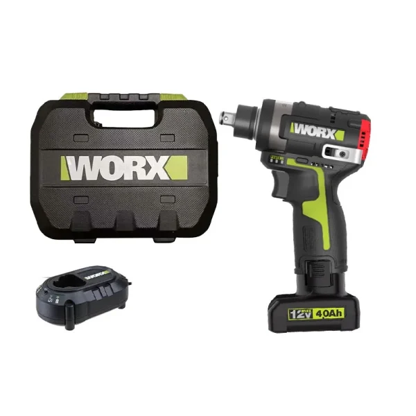 Máy siết vít và bu lông dùng pin 12V WORX WU132T.2 (1 Pin 4.0Ah, 1 Sạc)