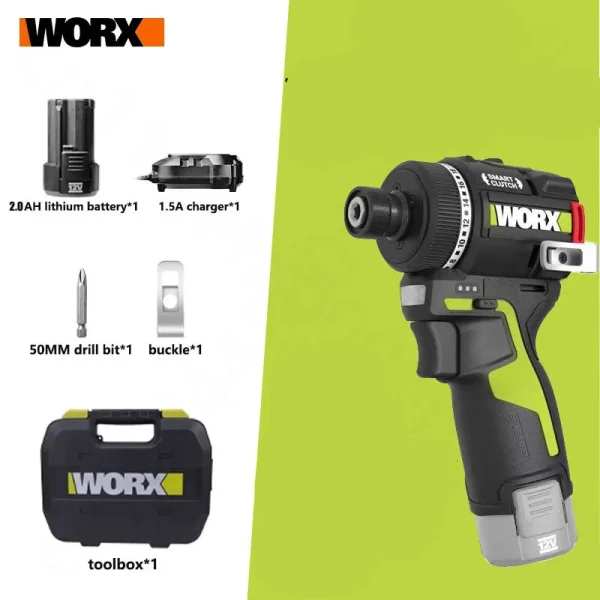 Máy Vặn Vít Dùng Pin Không Chổi Than 12V Worx WU139 (2 Pin 1 sạc) - Ảnh 2