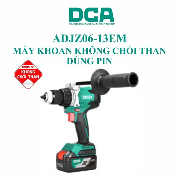 Máy khoan dùng pin 20V DCA ADJZ06-13EM (2 pin 4.0Ah, 1 sạc) - Ảnh 4