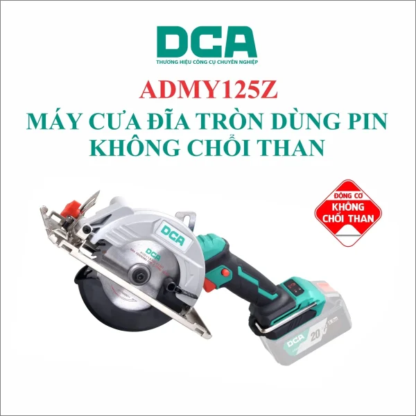 Máy cưa đĩa 125mm dùng pin 20V DCA ADMY125Z (Chưa gồm pin sạc) - Ảnh 2