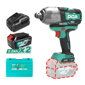 Máy siết bu lông dùng pin 20V DCA ADPB1288FK (2 Pin 5.0Ah, 1 Sạc 4A)