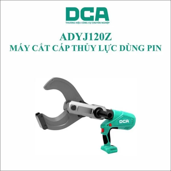 Máy cắt cáp thủy lực dùng pin 20V DCA ADYJ120Z (Chưa gồm pin sạc) - Ảnh 2