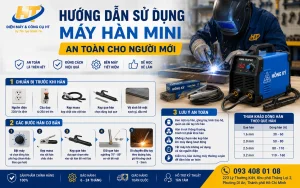 Cách sử dụng máy hàn mini an toàn cho người mới từ A–Z