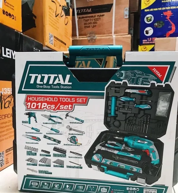 Bộ máy khoan búa điện 101 món Total THKTHP1012E - Ảnh 3