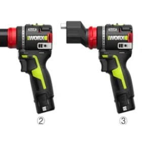 Máy vặn vít đa năng 4 đầu dùng pin 12V WORX WU135M.9 (Chưa Pin và Sạc)
