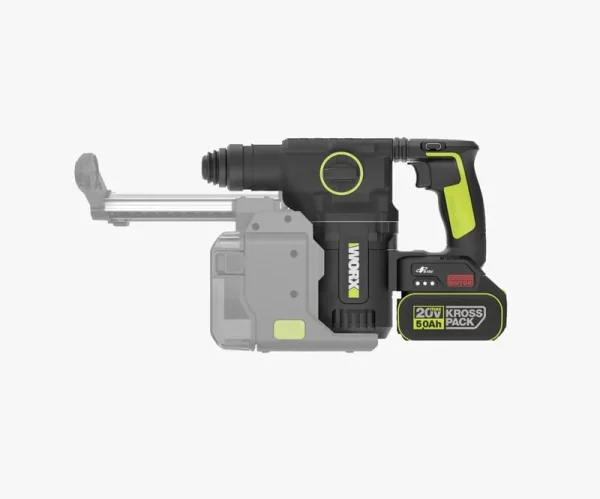 Máy khoan đục bê tông 3 chức năng dùng pin 20V Worx WU385.9 (chưa pin sạc) - Ảnh 2