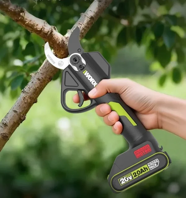 Kéo cắt cành dùng pin 20V Worx WU571.9 (Chưa gồm pin sạc) - Ảnh 3