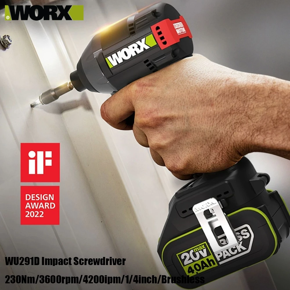 Máy siết vít dùng pin 20V Worx WU291D.9 (chưa pin và sạc) - Ảnh 2