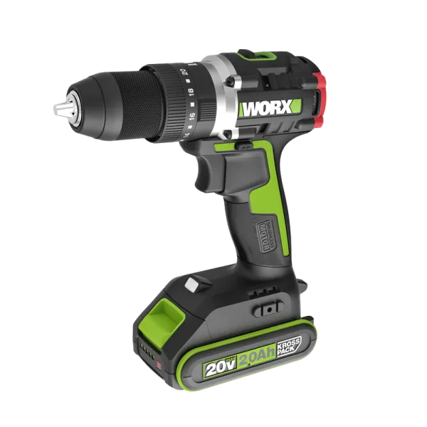 Máy khoan búa dùng pin 20V Worx WU369X (2 pin 1 sạc)