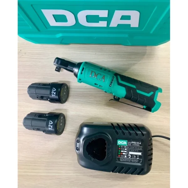Máy siết bu lông góc dùng pin 12V DCA ADPB02-10EK (2 pin 2.0Ah và sạc) - Ảnh 4