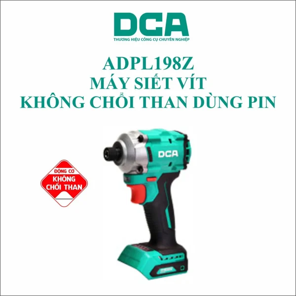 Máy siết vít dùng pin 20V DCA ADPL198Z (chưa gồm pin sạc) - Ảnh 2