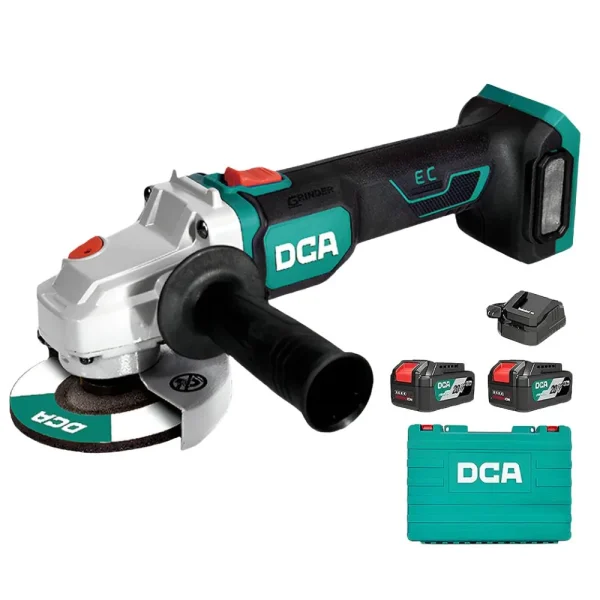 Máy mài góc 100mm dùng pin 20V DCA ADSM06-100FK (2 Pin 5.0Ah, 1 sạc) - Ảnh 2