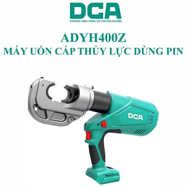 Máy ép cos thủy lực dùng pin 20V DCA ADYH400Z (Chưa gồm pin sạc) - Ảnh 3