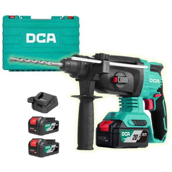 Máy khoan bê tông dùng pin 20V DCA ADZC02-26EM (2 Pin 4.0Ah, 1 Sạc) - Ảnh 3