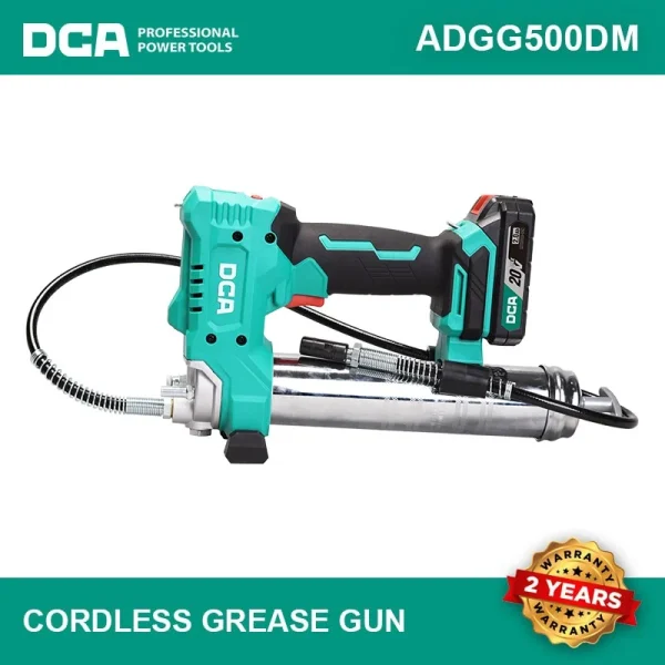 Máy bơm mở dùng pin 20V DCA ADGG500DM (2 Pin 2.0Ah, 1 Sạc) - Ảnh 4