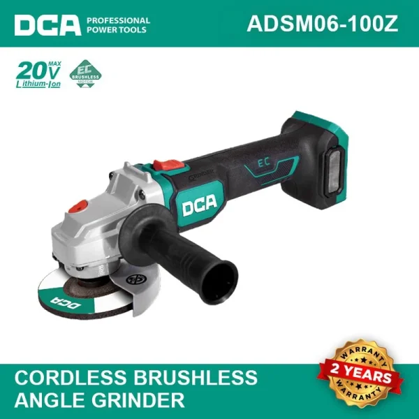 Máy Mài Góc Dùng Pin 20V DCA ADSM06-100Z (Chưa gồm pin sạc) - Ảnh 4
