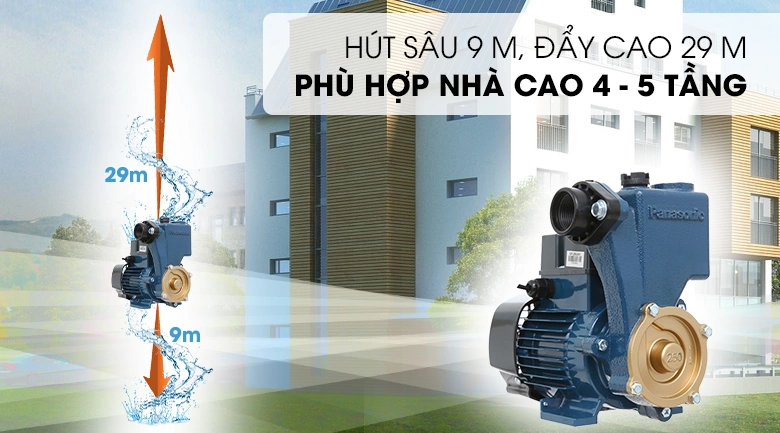 máy bơm nước đẩy cao gia đình
