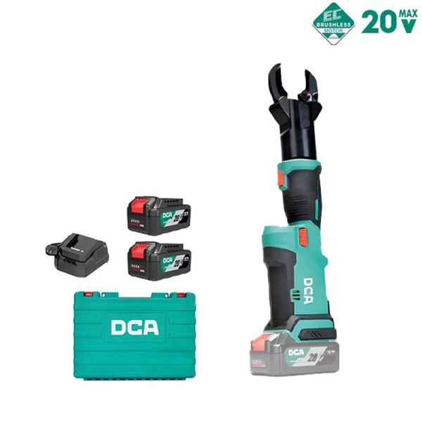 Máy cắt cáp thủy lực dùng pin 20V DCA ADYJ40EM (2 pin 4.0Ah, 1 sạc)