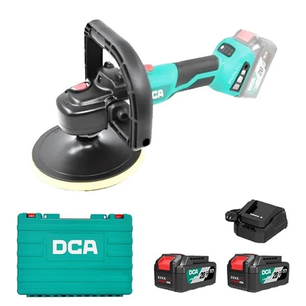 Máy đánh bóng dùng pin 20V DCA ADSP180EM (2 Pin 4.0Ah, 1 Sạc)