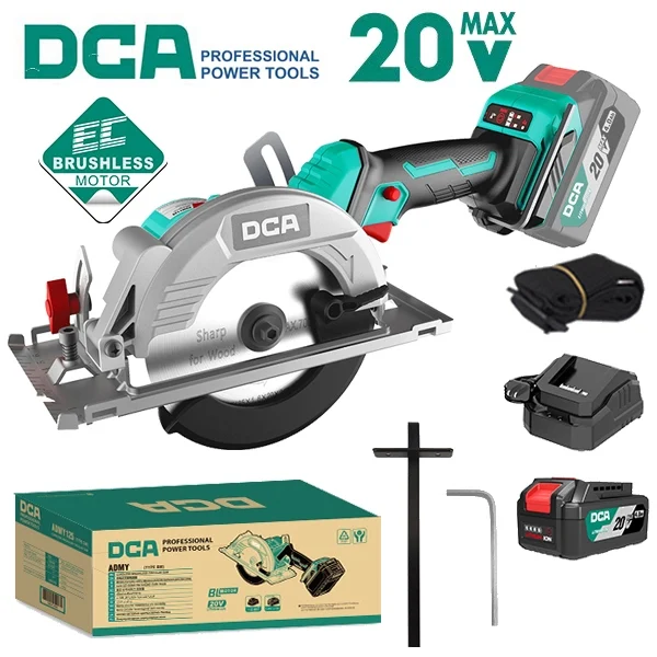Máy cưa đĩa dùng pin 20V DCA ADMY125BM (1 Pin 4.0Ah, 1 sạc) - Ảnh 2